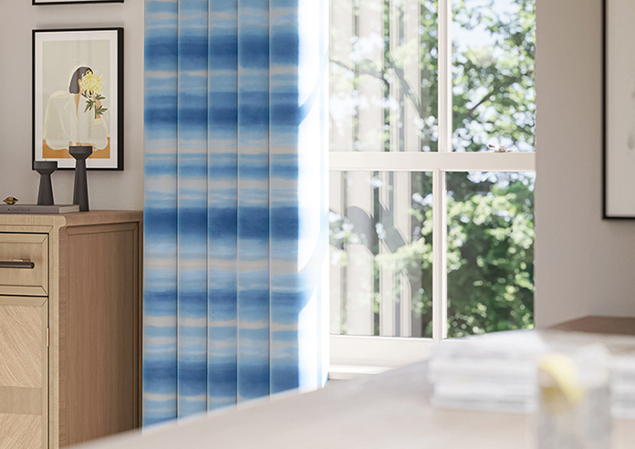 Ombre Velvet, Vivid Blue - Made to Measure Curtains - Image 5